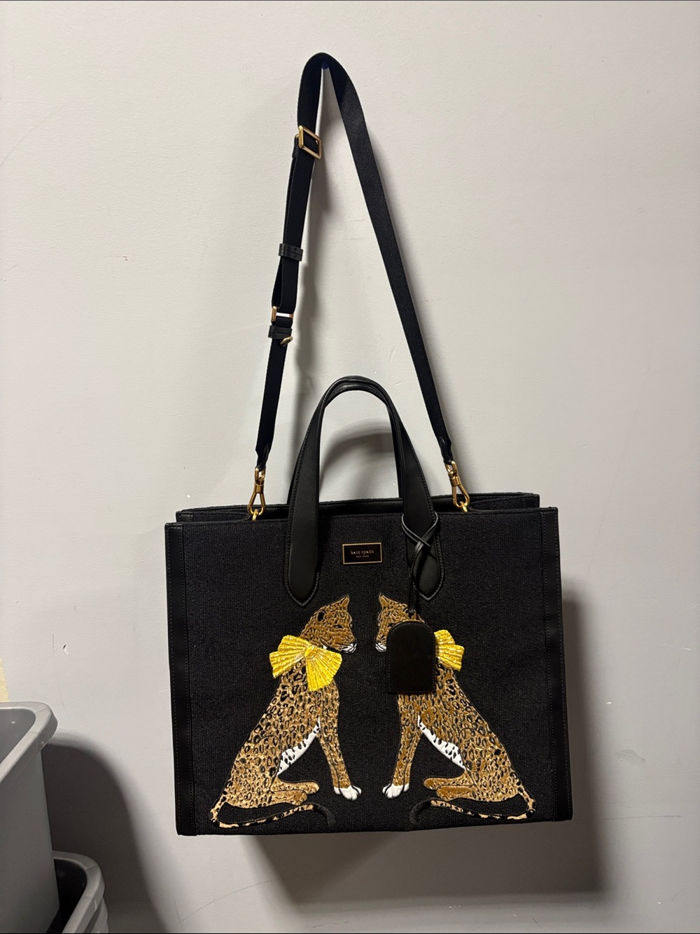 Kate Spade Manhattan Lady Leopard Large Tote - Picture 4 of 6